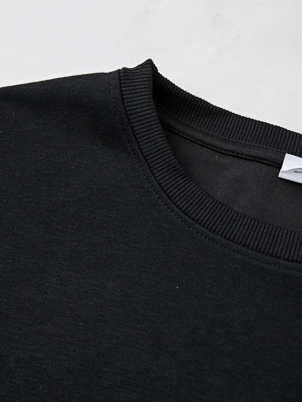 Sudadera con estampado de forma de luna para hombre-5