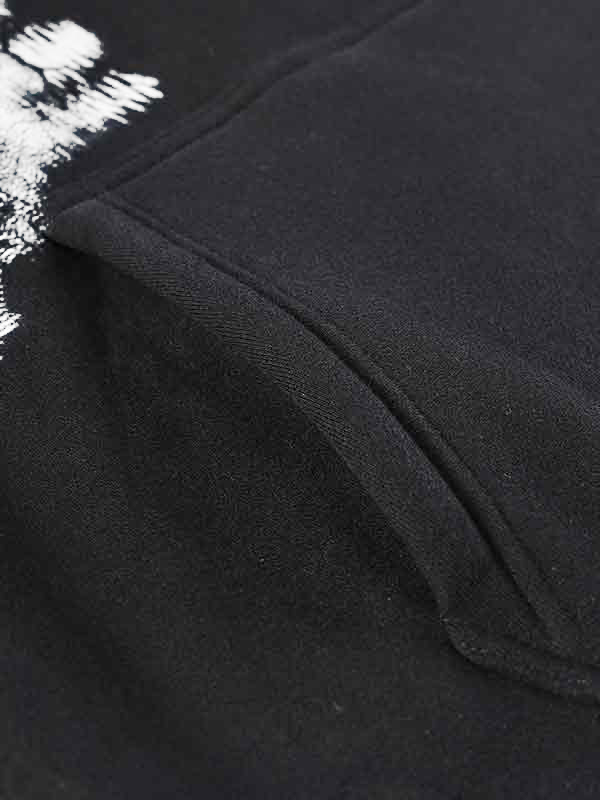 Sudadera extragrande gruesa con estampado de calle para hombre-4