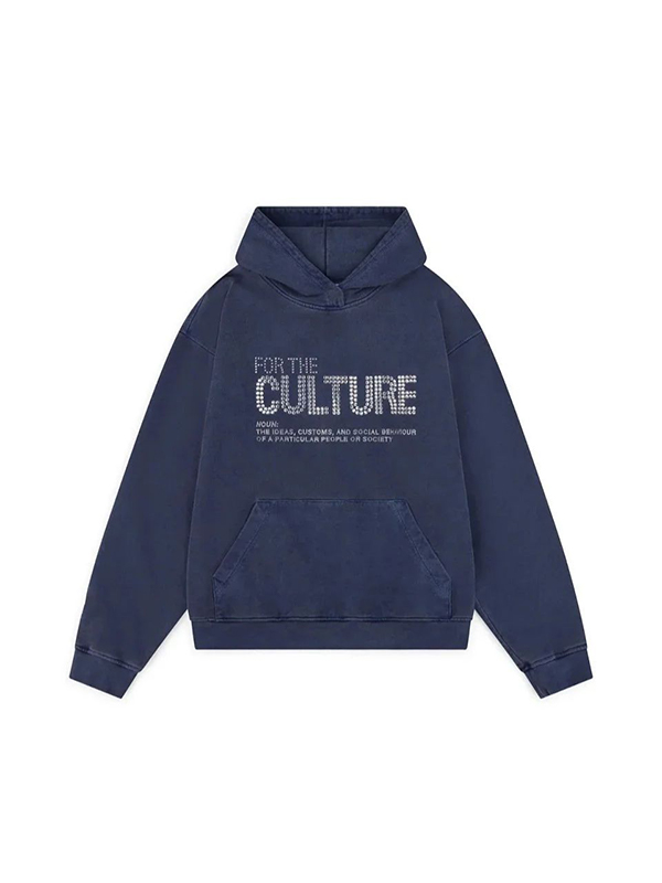 Sudadera con capucha extragrande con estampado de letras para hombre-1