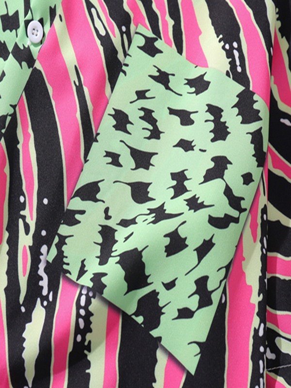 Camisa de hombre con estampado animal patchwork-3