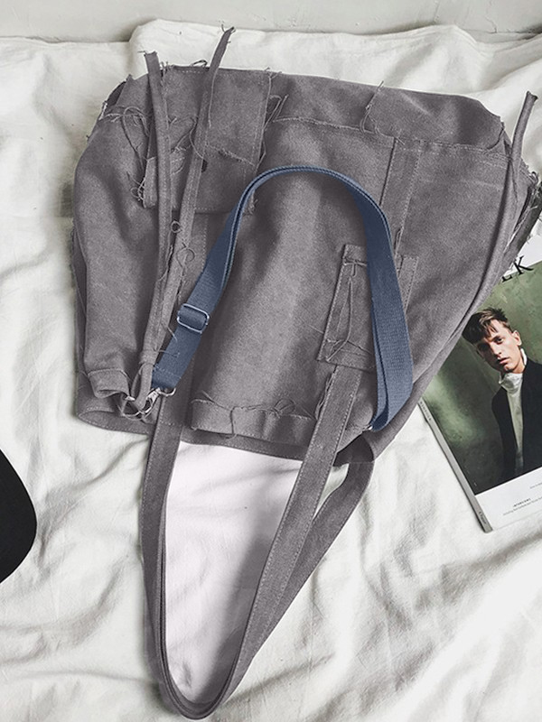 Bandolera grande con borde sin rematar-8