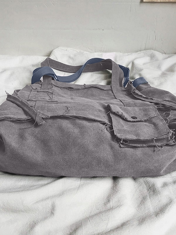 Bandolera grande con borde sin rematar-6