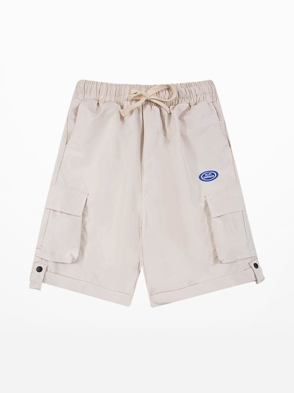 Shorts cargo de pierna recta para hombre-1