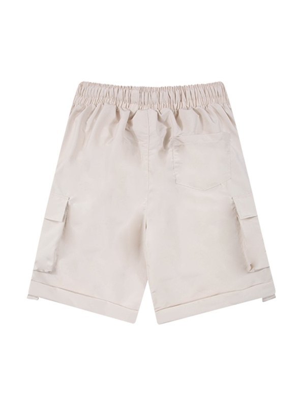 Shorts cargo de pierna recta para hombre-2