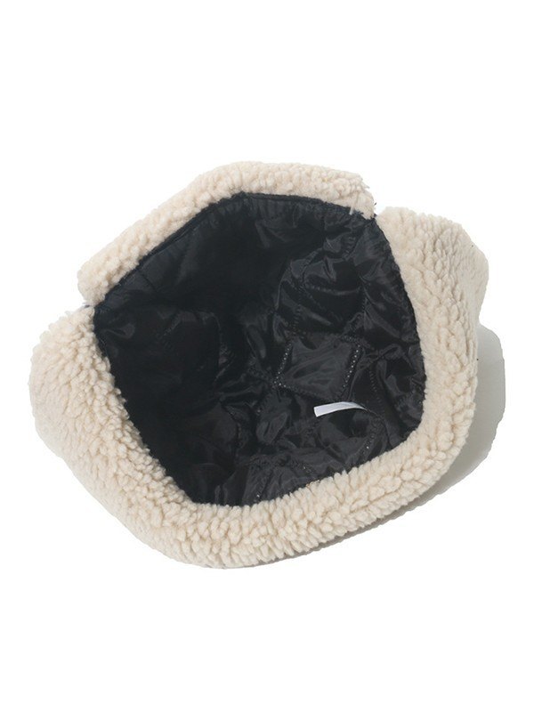 Gorro de aviador de forro polar cálido con paneles-1
