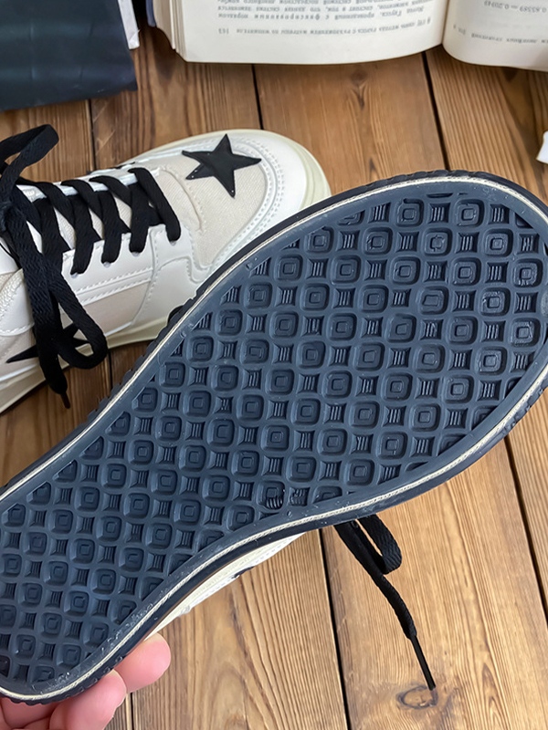 Zapatos Color Contraste Patchwork Estrellas-4